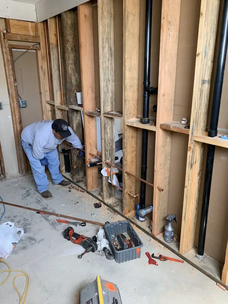 Commercial rough-in plumbing for Gas Line Repair in Railyard